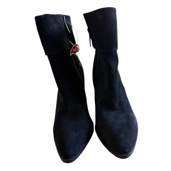 Blondo Sidnee Waterproof Black Suede Booties – Sz 8M
